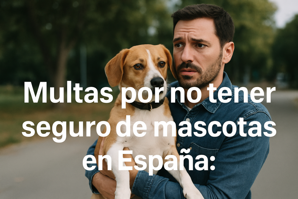 Multas por no tener seguro de mascotas en España