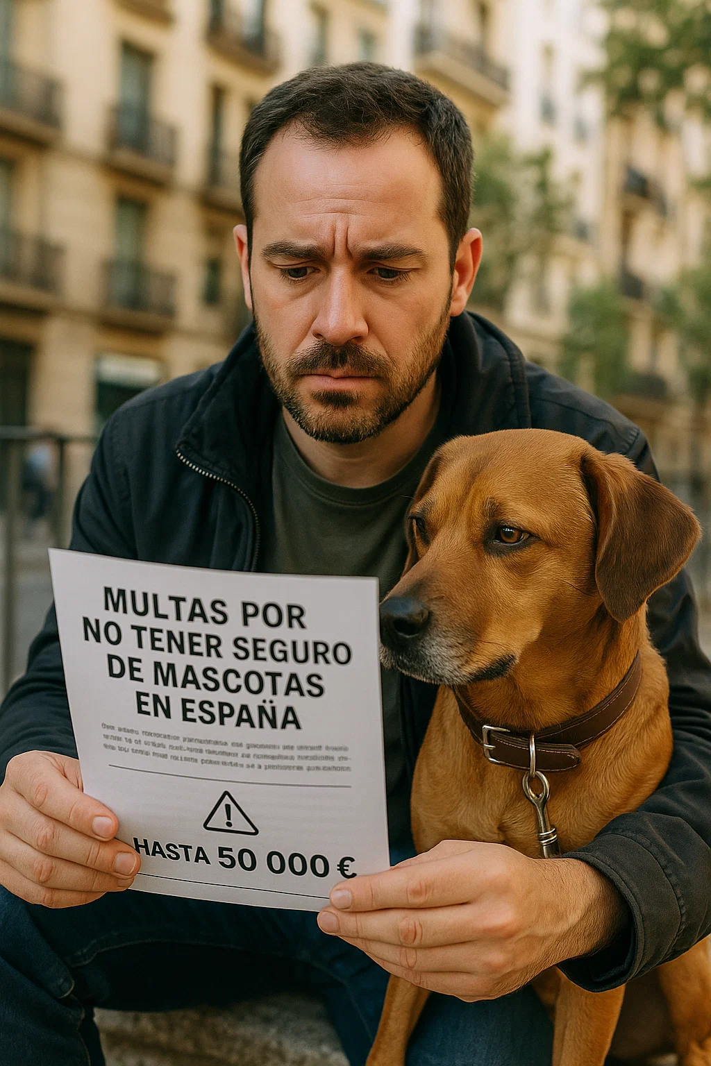 Multas por no tener seguro de mascotas en España